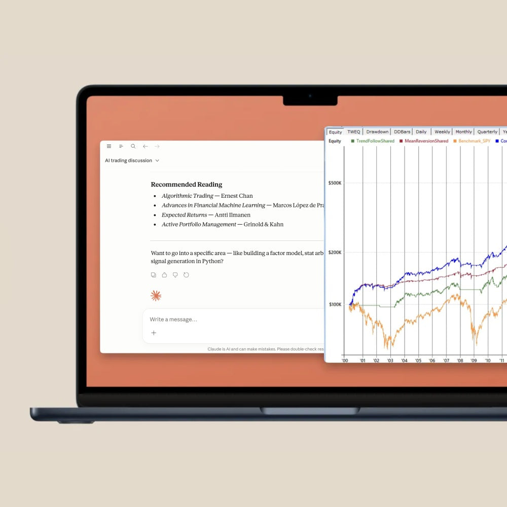 realtest ai claude code trading backtest