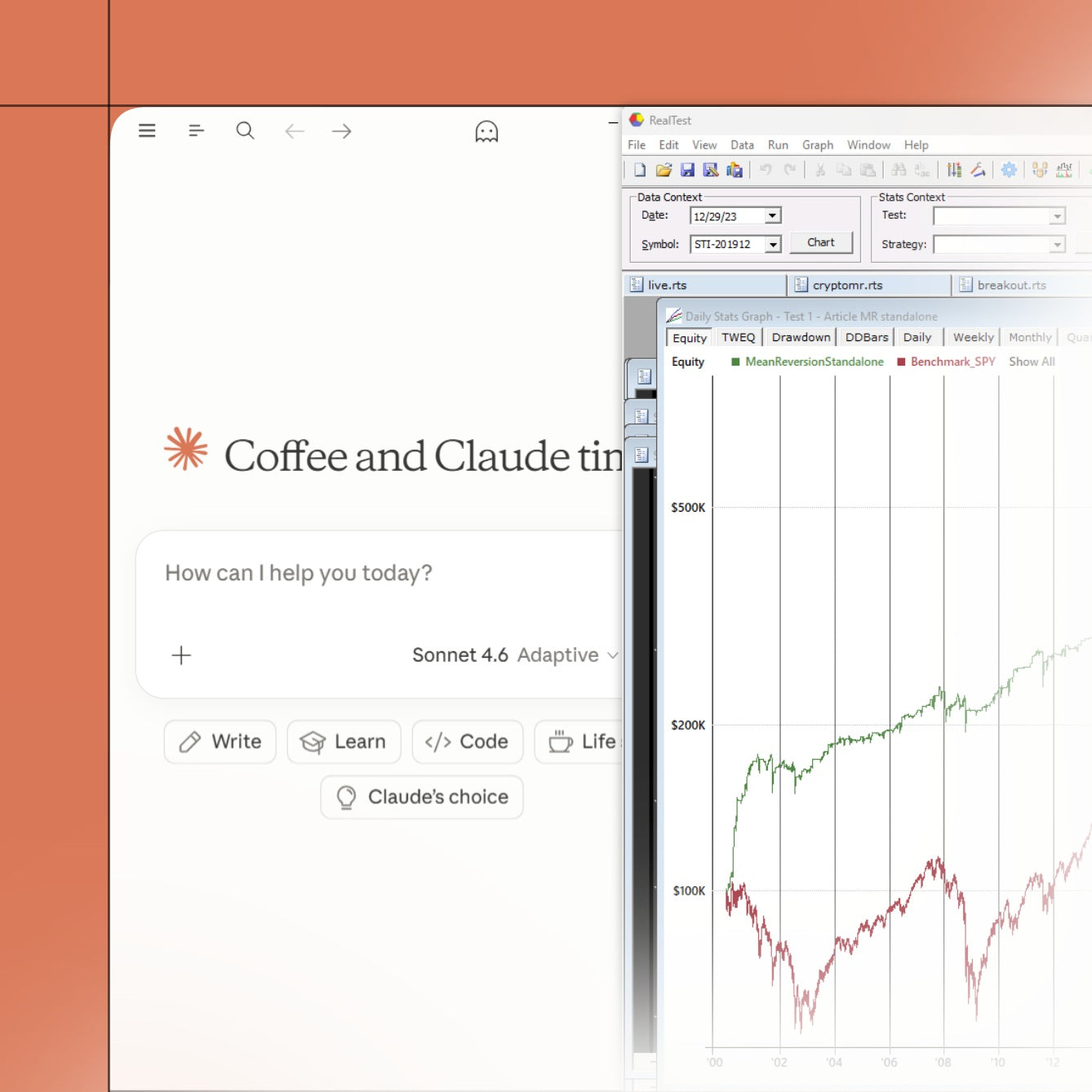 Build RealTest Strategies with Claude Code AI