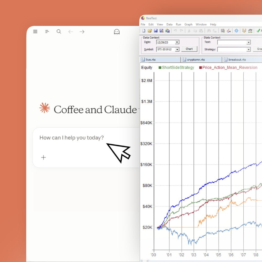 realtest claude code ai trading course tutorial