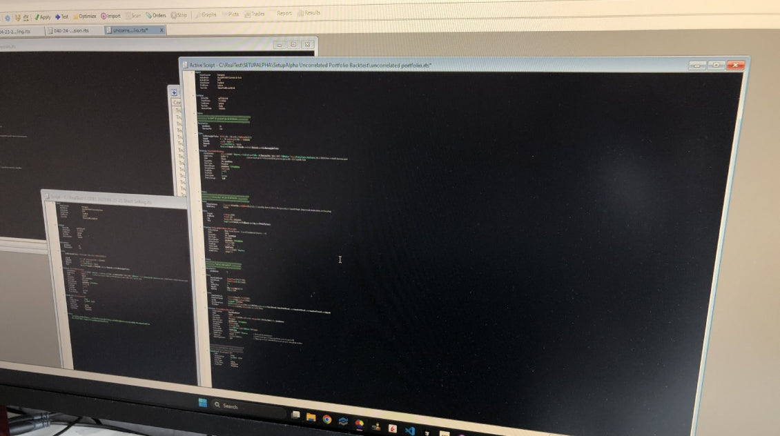 realtest trading startegy coding backtesting tutorial